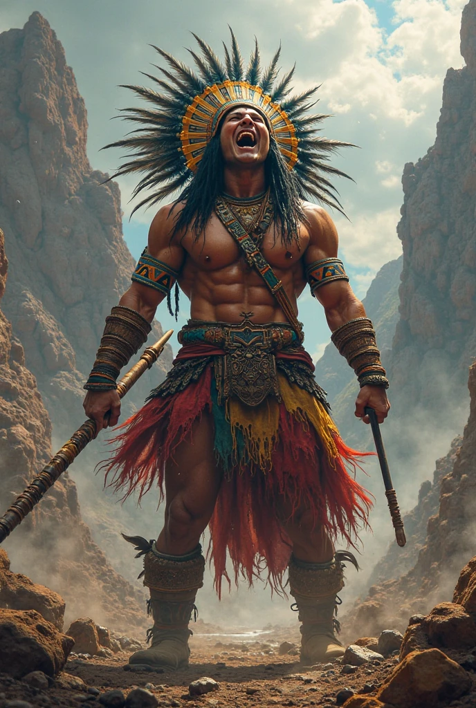INDIAN Of the Giant fire