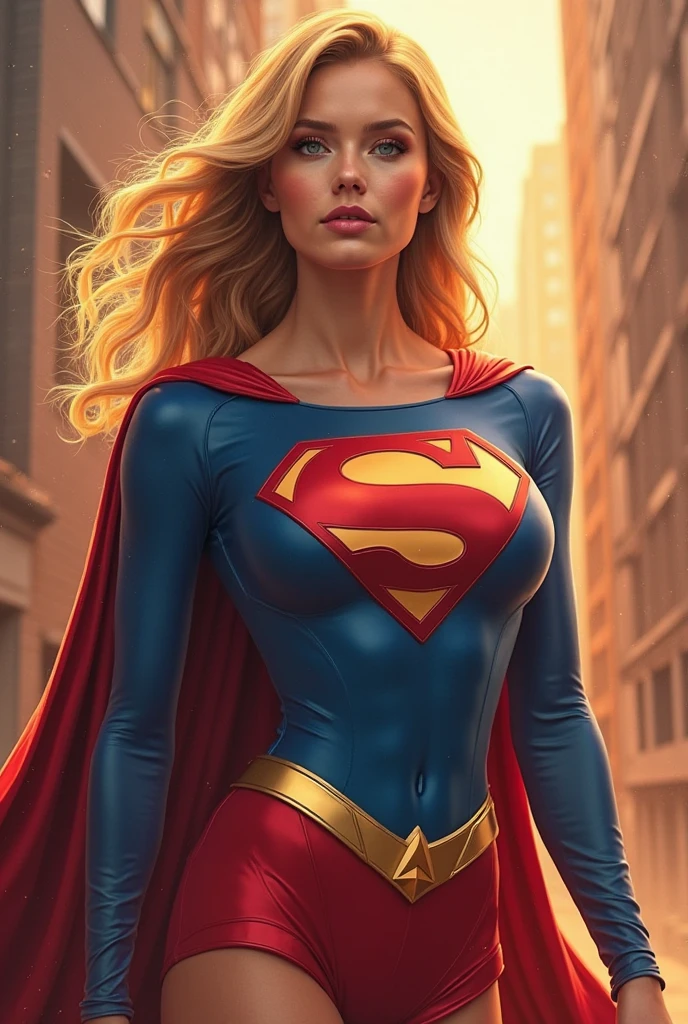 Liv tayler as supergirl crayon art