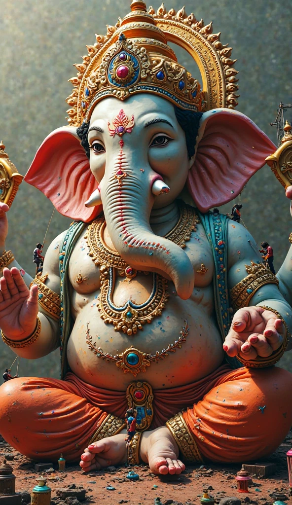 god ganesha useing DSLR camrea