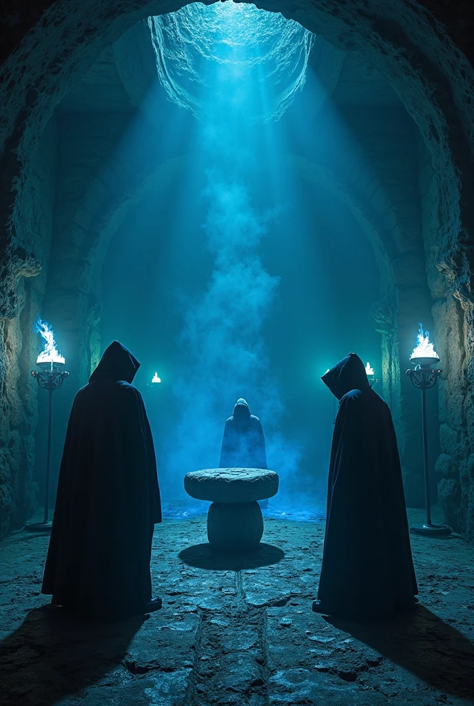 8k、large stained glass, (High angle), (number々の賞を受賞したmasterpiece、Incredible detail、Texture、Maximum details),purple flame candle, (summoning magic),(A cave with beautiful moonlight late at night), (dark ritual),(dark organization)arafed image of a group of people in a church with candles,lit candle, dark cinematic concept art, elegant cinematic fantasy art, photorealistic dark concept art, by Beeple, dark robes, wojtek fus, gothic epic library concept, gothic epic library, epic cinematic concept art, dark concept art, Beeple and mike winkelmann, symmetrical epic fantasy art, High resolution, masterpiece, Highest quality, Intricate details, Very detailed, Clear focus, practical skin texture, texture, Shot with Canon, 85mm, Shallow and deep, Kodak Vision Color, Exactly, Very detailed, photograph_\(Extremist\), photographpractical, practical, Post-processing, Maximum details, Roughness, Real Life, Extremist practical, Photorealism, photographgraphy, 8K Ultra HD, photographgraphy