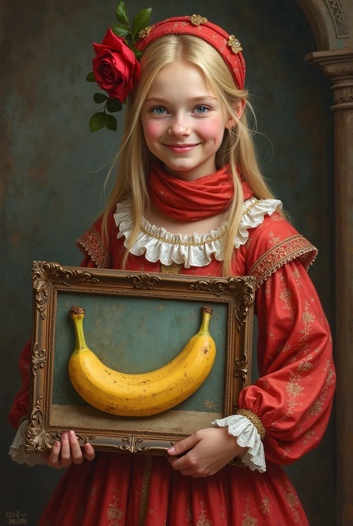 GIRL KIDS BLONDE LONG HAIR, ESTILO FAZENDEIRA DE CHAPEU, FENO, TRIGO, Apples, LARANJAS.