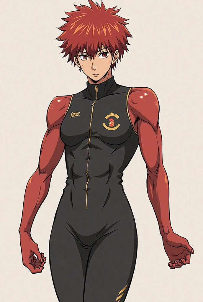A mature 40-year-old woman with an asymmetrical pixie cut, rendered in high-quality anime style. She boasts an uberfit physique, accentuated by clothing with highly detailed shading and textures, reflecting a meticulous design process. The hair is given exceptional attention, with rich shading and precise line work to enhance depth and volume, creating a striking visual effect. Her eyes are detailed, a key feature in anime that captures a wide range of emotions. The addition of advanced dynamic lighting and vibrant colors brings out the realism and depth in her overall appearance. The quality of lineart throughout is intensified, with sharper and more defined lines adding clarity and precision to both the character and her attire. Against a plain white background, these details ensure that the focus remains squarely on the character, highlighting the sophisticated lineart and shading on her hair and clothing.
<lora:[GP]Thicc Style XL:0.4> curvy, wide hips
<lora:uberfit_lora_sdxl:0.2> muscular
<lora:MatureFemaleSDXL:0.2> mature female