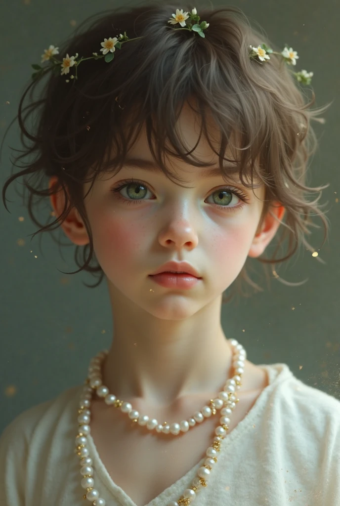 (Best quality, masterpiece, hyper-realism), portrait of 1 beautiful and cute girl with a soft and peaceful expression, garden in the background, balloons all around
