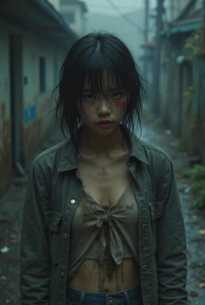 (highest quality、4k、8k、High resolution、masterpiece: 1.2)、Super detailed、(Real、Photorealistic、Photorealistic: 1.37)、Unforgettable、Ghostly、Disastrous、Long and narrow face、(Glowing red eyes: 1.45)、(Crying tears of blood:1.45)、(Sticking out its long tongue to explore the surroundings:1.45)、Ethereal、Supernatural、Dark atmosphere、Creepy、Pale skin、Burnt clothes、Abandoned castle、Muddy fog、Moonlit Night、Unforgettable存在、Cold Aura、Air floating in your hair、Decaying Environment、Tormented Spirit、Gloomy atmosphere、Intense emotions、twisted limbs、A disturbing presence