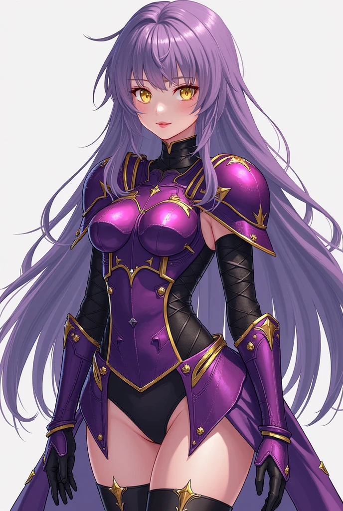 1girll，Gorgeous Hair in Long Purple，Purple jumpsuit，Tattooed with，There is a red string around the waist，Purple boots，Thigh leg rings，The right hand releases a purple energy glow，Hands full breasts, Convex buttocks, city ruins，holy rays，A desert，Detailed background, Clothing details, perfectly proportioned, filmgrain, Fuji colors, lightand shade contrast, tmasterpiece, high detal, high qulity, A high resolution, Cinematic lighting, 8K, Textured skin, Super detail