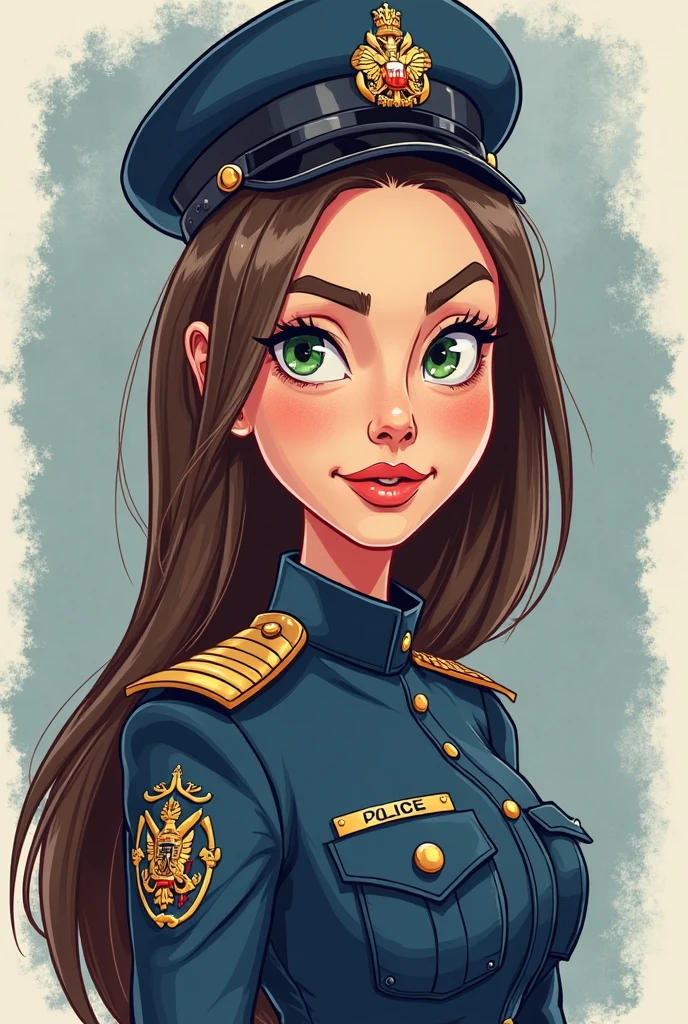 Cuteness, (best quality,4k,8k,highres,masterpiece:1.2), ultra-detailed, (realistic,photorealistic,photo-realistic:1.37), (beautiful detailed eyes, beautiful detailed lips, extremely detailed eyes and face, long eyelashes), studio lighting,physically-based rendering,vivid colors, (big tits, super big tits, super extra big tits), (military or naval uniform:1.5),