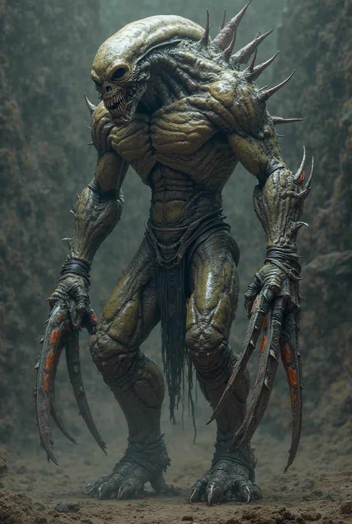 Human with a scorpion head