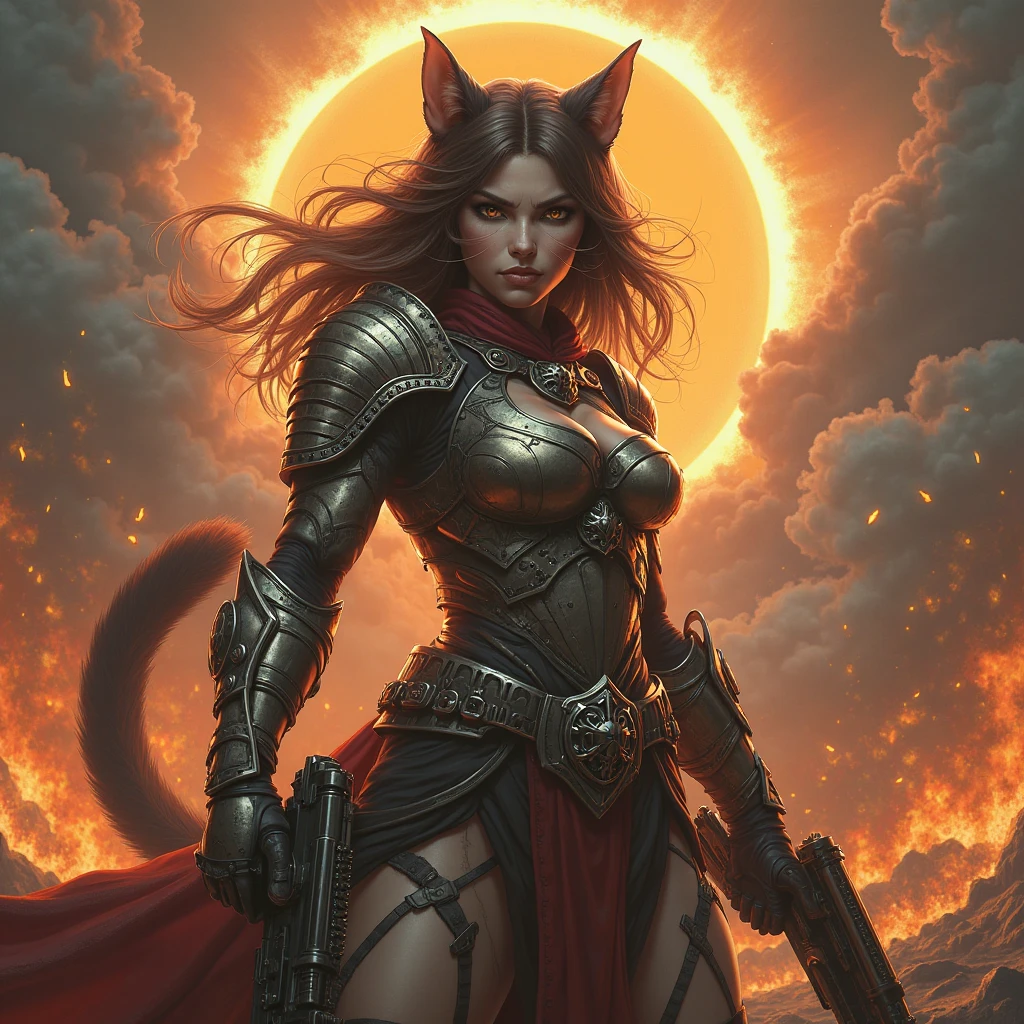 Amazing anatomy, girl, (fantastic horror perfect art, 64k ultra hd:1.1) much detailed:1|realistic | very very cute smile, fur, fur, beautiful cat ears, very long fluffy curly hair, beautiful detailed eyes, single person, fantasy art, trending on artstation, beautiful girl, photo, beautiful natural lighting, by Stanley Artgerm Lau, WLOP, Rossdraws, James Jean, Andrei Riabovitchev, Marc Simonetti, and Sakimichan, tranding on artstation, character design, tending on pinterest