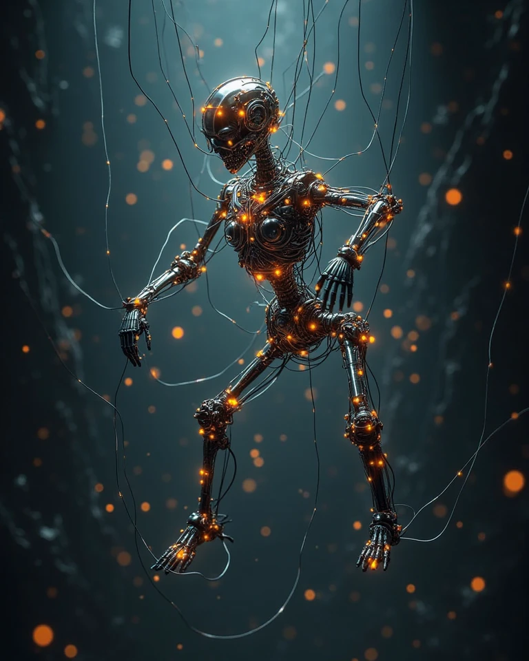 A bright color、bird with a long neck and legs, Stick Figure, psychedelic triangular skeleton, The other is a skeleton, 3D neon art of a female body, Thin skeleton, Inspired by Bruce Nauman, 2 d image, doll, Abstract human body, doll, doll, 2 d, 2D, dancing character, Motion Capture System