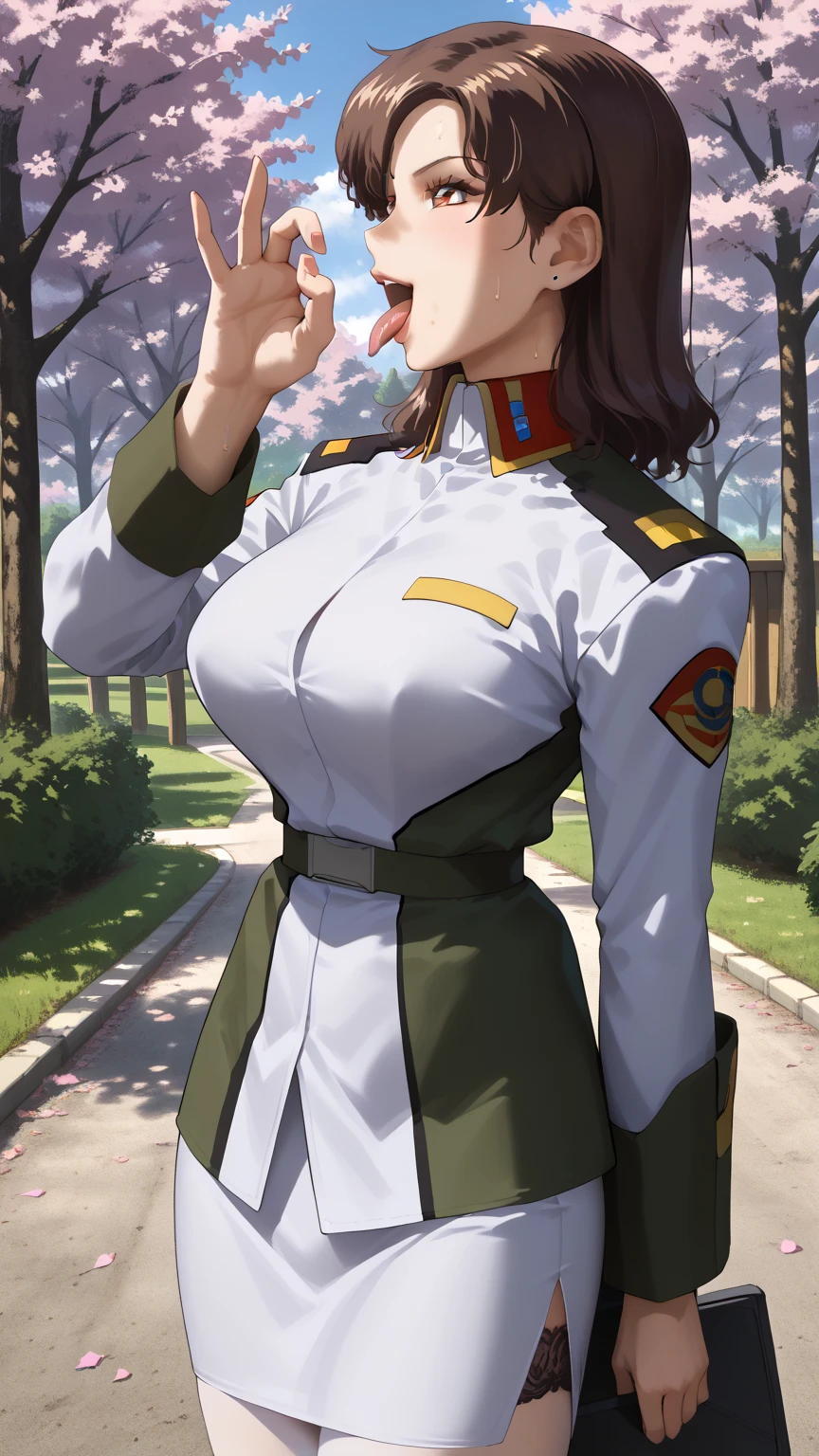 full photo, alexandria, nail polish, (long hair, wavy hair),side boob, large breasts, hair ornament, hair down, white dress, wide sleeves, spandex pants, thigh boots, RAW photo, 8k uhd, (masterpiece), award winning, volumetric lighting<lora:alexandria-nvwls-v1:1>, grassy field