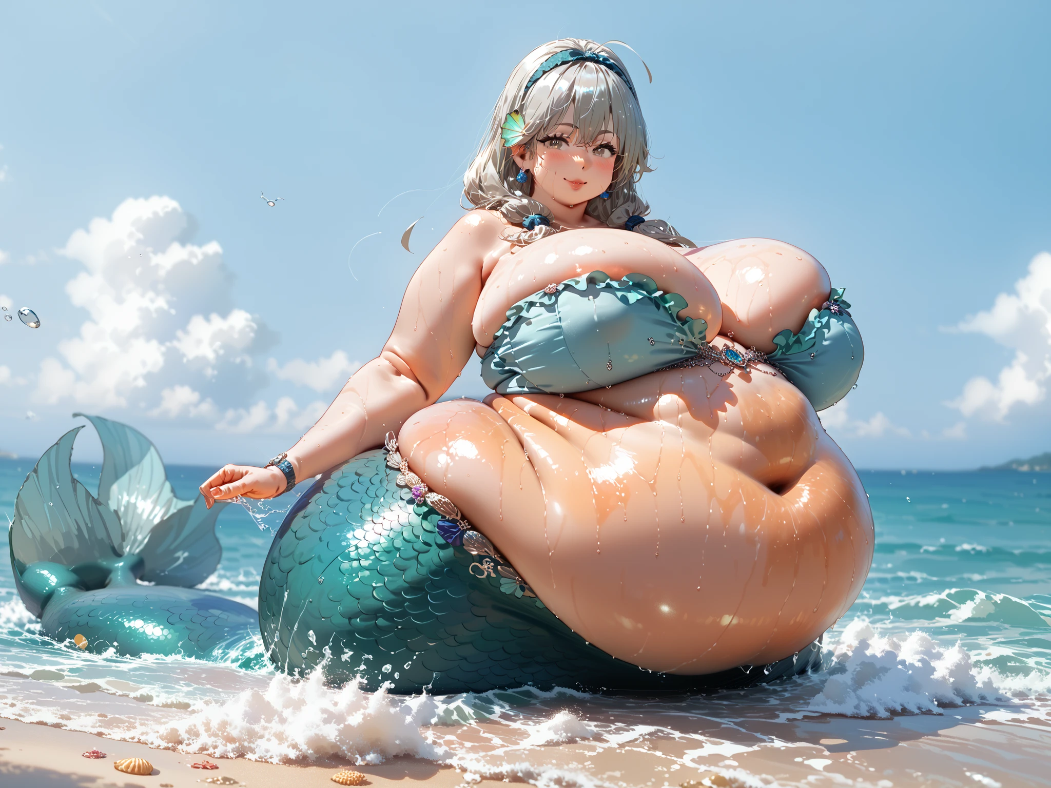 Fat mermaid stranded