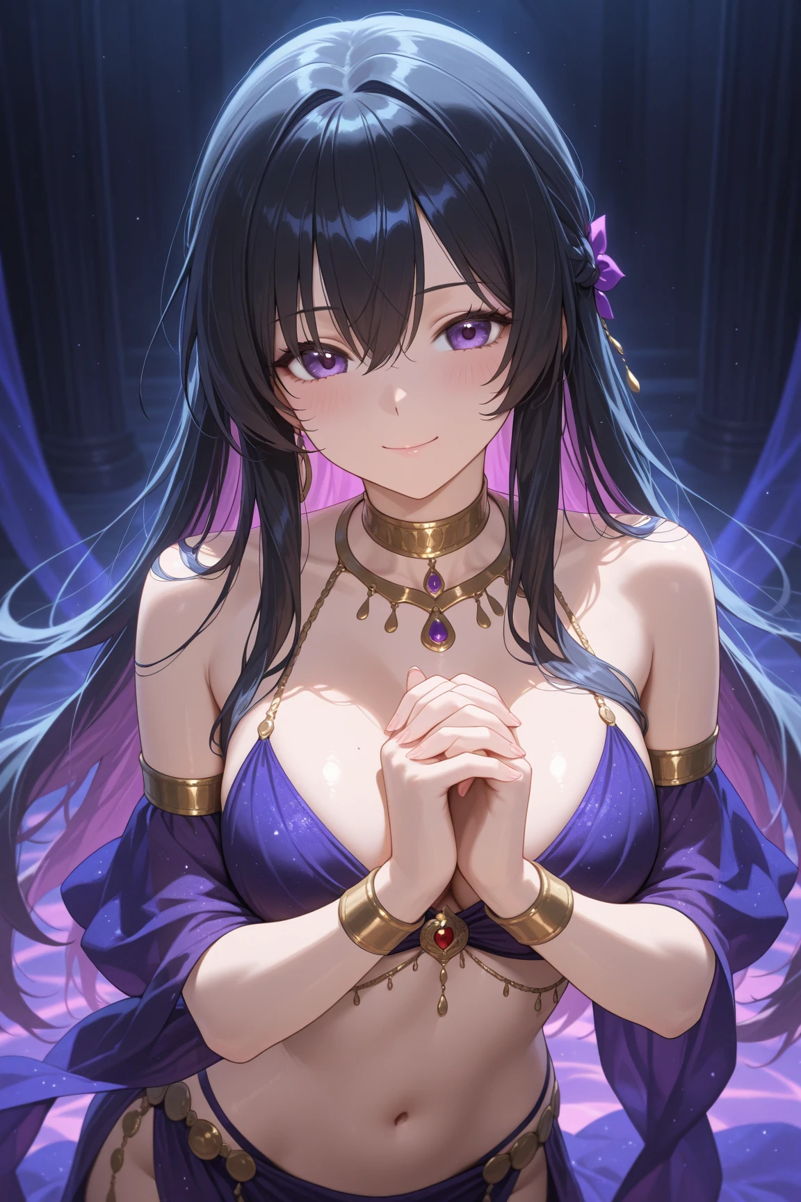 {{{{masterpiece}}}}, {{{super detailed}}}, {{{High resolution}}}, {{excellent anatomy}}, (((highest quality))), ((very delicate and beautiful)), {{very detailed and delicate}}, {8k cg wallpaper},((detailed background))One female、best style、beautiful woman、The most beautiful woman in the world、Purple flowers are blooming on the purple lake surface, soft purple glow, Purple light, (purple wisteria forest), wisteria season, art, shining purple, Purple petals are dancing everywhere、 The blossoming path to heaven, purple glow、Purple water、purple reflective water surface、purple light、(Sheer skin dress:1.6),((big breasts))、show through、waterside and wisteria、Detailed design、beautiful design、sexy pose、Sheer skin、nipple