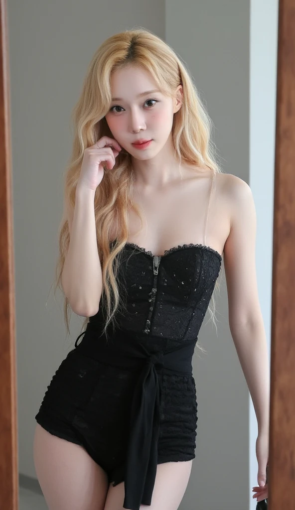Girl is sitting on a motorcycle, in sexy lingerie (vertical challenge), full body, (best quality: 1.0), (ultra high definition: 1.0), (beautiful girl: 1.4), platinum blonde hair, (masterpiece), (photorealistic: 1.3), ultra detail, (high skin detail: 1.2), (best quality: 1.0), (ultra high definition: 1.0), (masterpiece), ( Photorealistic: 1.3), Super Detail, (High Skin Detail: 1.2), (Best: 1.0), (Super Slim: 1.0), (Delicate Face)