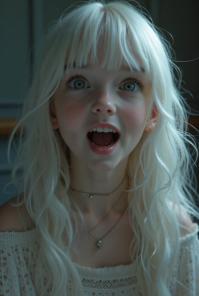 SILVER HAIR KIDS MAN CABELO LONGO METAL HAIR , Gothic cross, cruz, CROSSES WITH LIT CANDLES in hand.