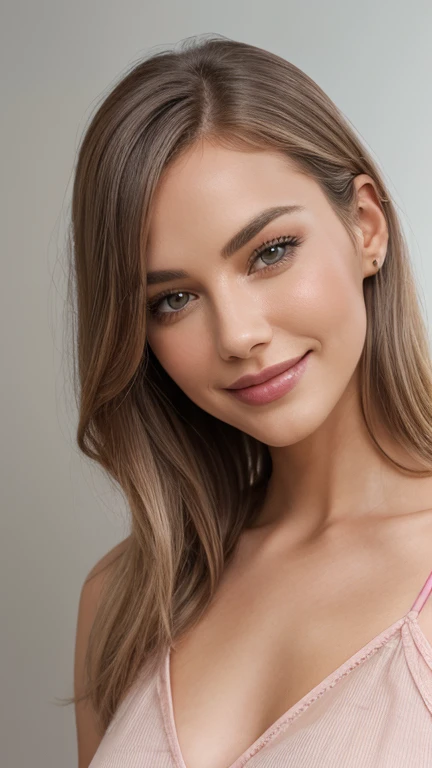 1gril, ((Chef-oeuvre, better quality, high definition)),corps entier, ultra high definition, (photorealistic: 1.4), seulement, Une belle fille, A bottomless European model, 20 ans, corps entier, elegant clothing, grand sourire, beau visage, maquillage naturel,  brune, Cheveux courts bob, photographie, photo iphone, Realistic, superior quality, Delicate face, Low diffuse light, peau naturelle, 8K UHD, high quality, grain filmique, iPhone, Photo RAW séquencée, doigt mordant, Detailed face, slightly blurred detailed backgrounds, Hdr, photo realistic, Photo professionnelle, flirter avec le spectateur, Fotorrealista.