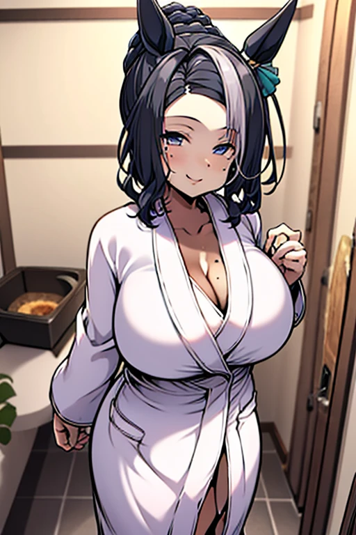 (natta:1.7), jpn, toyko, sickroom,
Stand under the gaze,Dim lighting,Cool light,
(nurse's outfit:1.3),cleavage,
black_Hair,Long_Hair,Hair_Pulled_back,parted_Lips,purple_Eyes,pigtails,The blue mask is used as a bra,Black tights,Absolute realm,Erlang legs,
1个Giant Breast Girl,24 years of age,a mature female,Beautiful Finger,Beautiful long legs,beaturiful body,Beautiful nose,Beautiful character design,perfect eyes,s the perfect face,Take the plate,Champagne on a plate,blackstockings,
looki at viewer,in the center of Image,
NSFW,offcial art,Extremely detailed CG unifies 8K, 8K, Diamond, and wallpaper,Perfect lighting,Extremely colorful,Bright_Front_face_lighting,
(tmasterpiece:1.0),(Best_quality:1.0), 超A high resolution,4K,Hyper-detailing,
photography of, 8K, hdr, A high resolution, hoang lap:1.2, Kodak Portra 400, filmgrain, The background is blurred out, Bokeh:1.2, Lens glare, (vibrant_Color:1.2)
(big breasts beautiful,Large_Breasts:1.4), (Beautiful_face:1.5),(Narrow_waistup),