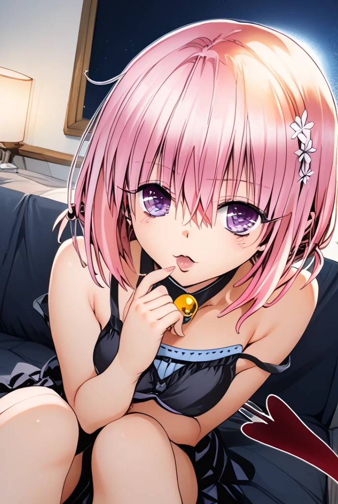 masterpiece,best quality, Momo Velia Deviluke ,fellatio, boy,boy have big penis,