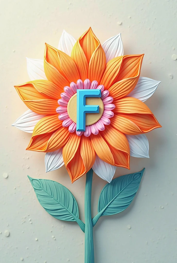 An English alphabet composed of sunflowers i