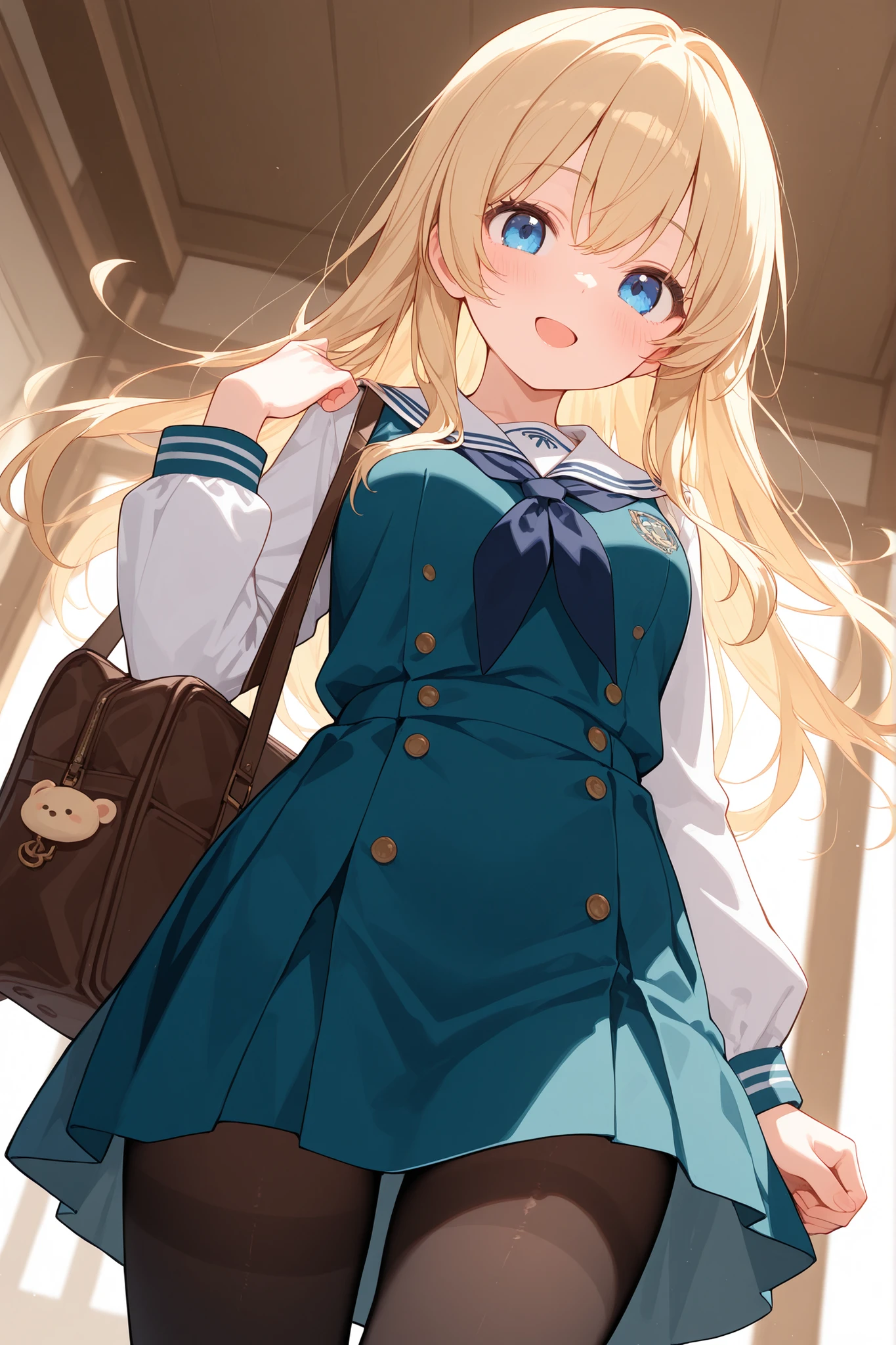 female middle school student