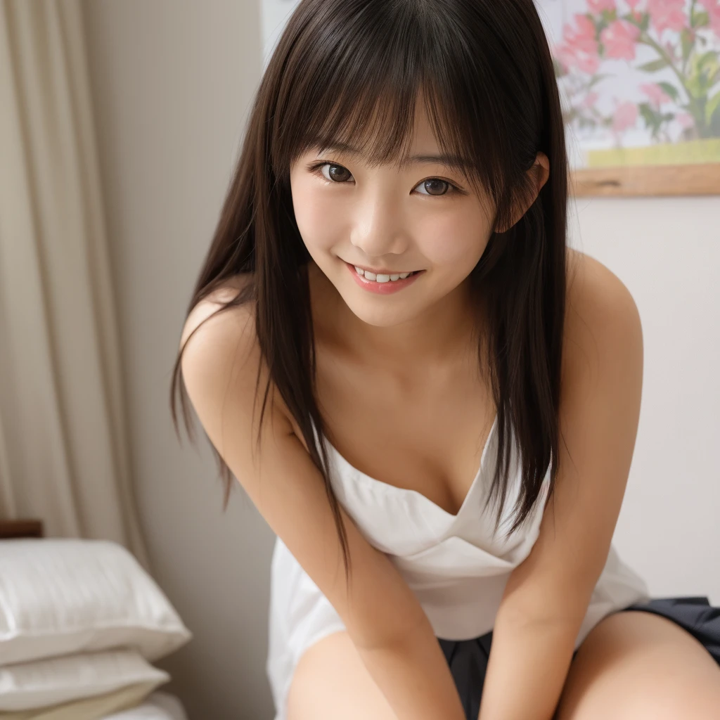 (((Completely naked body)))、(((Open your feet wide)))、(Vaginal opening valgus)、(happy expression:1.26)、Raw photo、(((Ultimate Beauty Full Body Shooting)))、((glowing skin))、1 girl、17-year-old beautiful girl in Prague、bright look、((brown hair))、Girl in sweatshirt、plaid pleated skirt、View from the floor、(long stockings or pantyhose)、(Upskirt)、legs open、squat、Counterpoint shots、((super detailed))、(perfectly detailed face)、(detailed hands)、(Detailed fingers)、(Good human anatomy)、photorealistic images、((masterpiece、最high quality、super detailed、film light、intricate details、High resolution、very detailed))、detailed background、8KUHD、Digital single-lens reflex camera、soft light、high quality、film grain、Fujifilm XT3 、shallow depth of field、natural soft light、Kamimei、
