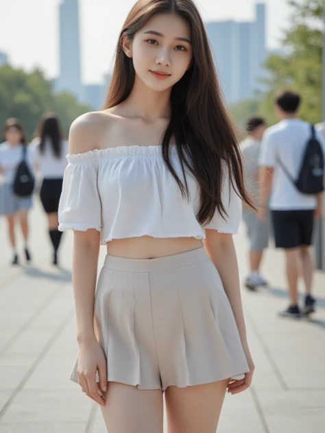 dark brown hair、Light brown eyes、Japanese actress、I am about 40 years old...、(My NTR More about my category:1.2)、(top-qual私ty:1.4)、 (Ultra-high resolution:1.2)、Ultra-high resolution、(Private Detective Data)、(Detailed facial features)、Hmph、8K resolut私on、D cup breasts、Long Hair、Obscene pose、Beautiful legs、Please open your mouth a little、Please lift your chin up a little、Light of the sun、A fashionable street in Paris、In front of the cafe、2Book legs、2Book Hand、Beautiful legs、Expressions of weakness、Posing with a sense of vulnerability、Shooting from an angle、During the shooting of a magazine、camera、cameraマン、Standing pose、Fashion magazine photos、Ballet Fashion Street fashion、Ballet Core Fashion、ribbon、skirt 、