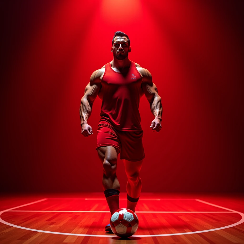 masterpiece, best quality, highres, realistic, handsome, photogenic, masculine, (big muscles), syahnk as an ((dark tanned)) athletic jock bulging with huge pectorals, he with his (tight gymsuit) running in middle of soccer field blushing from embarrassment ,<lora:add_detail:1>,HDR, octane, 8k,Stadium lighting ,dinamic light,sunkisses, ringlights,sunshine,high detailed skin,high detailed face,<lora:add_detail:1>