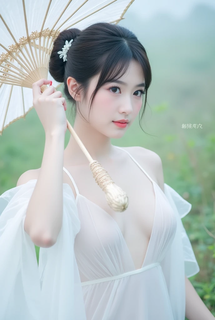 Hanfu,female student,Open your clothes,taking a shower,barechested