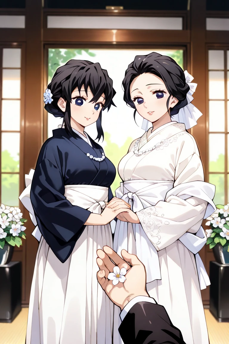 ((ANIME COUPLE character)),, (very aesthetic:1.2), (Elegant mature