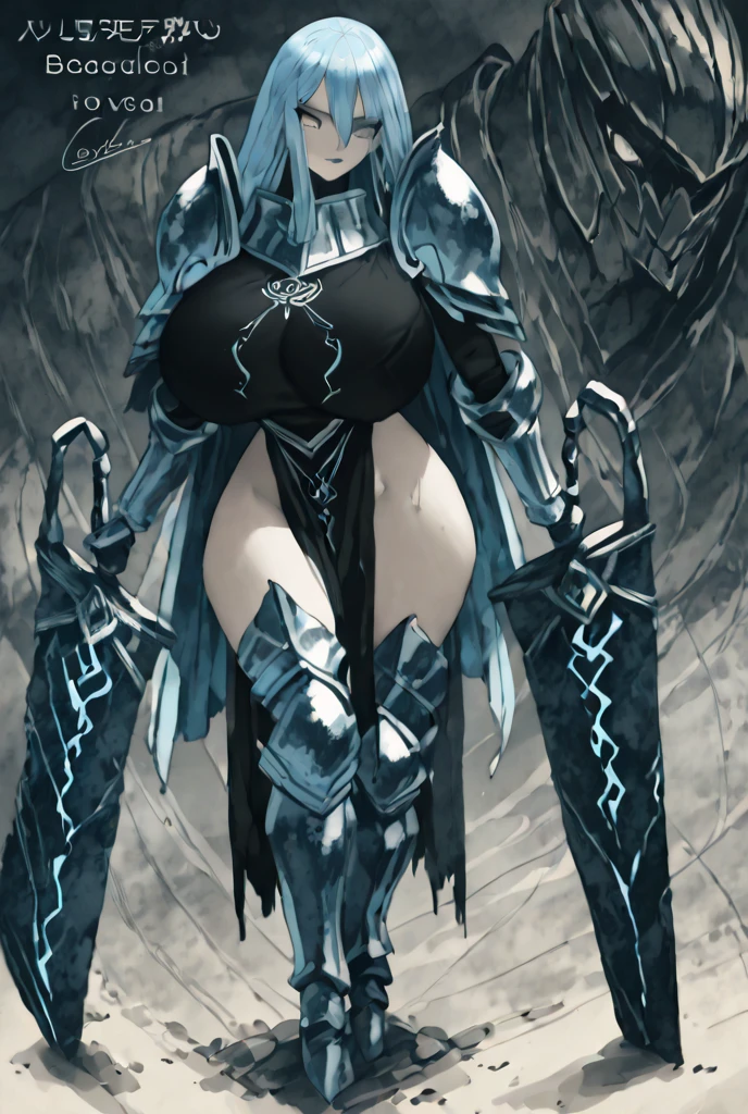 (full body portrait), Magik of X-men, Illyana Rasputin with long white hair, piercing blue eyes, wearing a low cut unitard with high cut legs, tight thigh high boots, holding a glowing magical sword, jumping with sword raised back behind head, huge overhead swing of sword, floating in a mystical realm with swirling energy, (best quality,8k,highres,masterpiece:1.2),ultra-detailed,realistic,photorealistic,photo-realistic:1.37,concept art,dark fantasy,digital painting, dramatic lighting, cinematic, intricate details,ethereal,otherworldly atmosphere, no bra