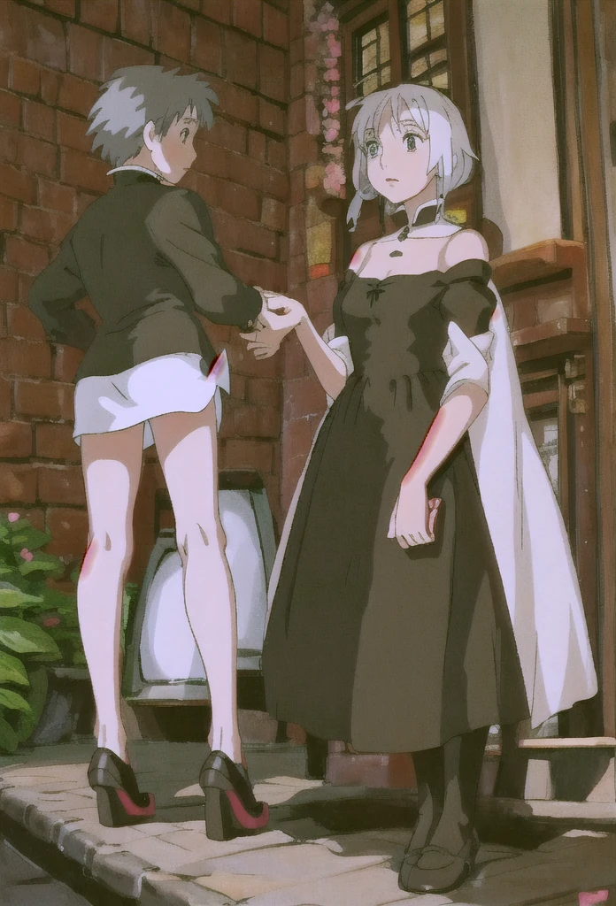 ((4 mulheres, de diferentes tamanhos,((bare breasts,seios pequenos,buceta nua,((cabelos brancos muito longos, olhos vermelhos, Hopeless face)),((Standing, 1 arm behind the back)),Em uma floresta assombrada, at night,