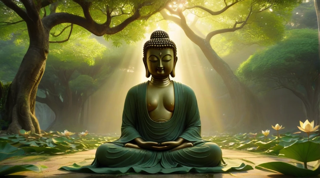 "Bound by ignorance, desire, and attachment, we walk the endless cycle of suffering. But in understanding, we unravel the chain, freeing ourselves from the grip of birth and death, and awaken to the peace of liberation."
male budha real male not statue