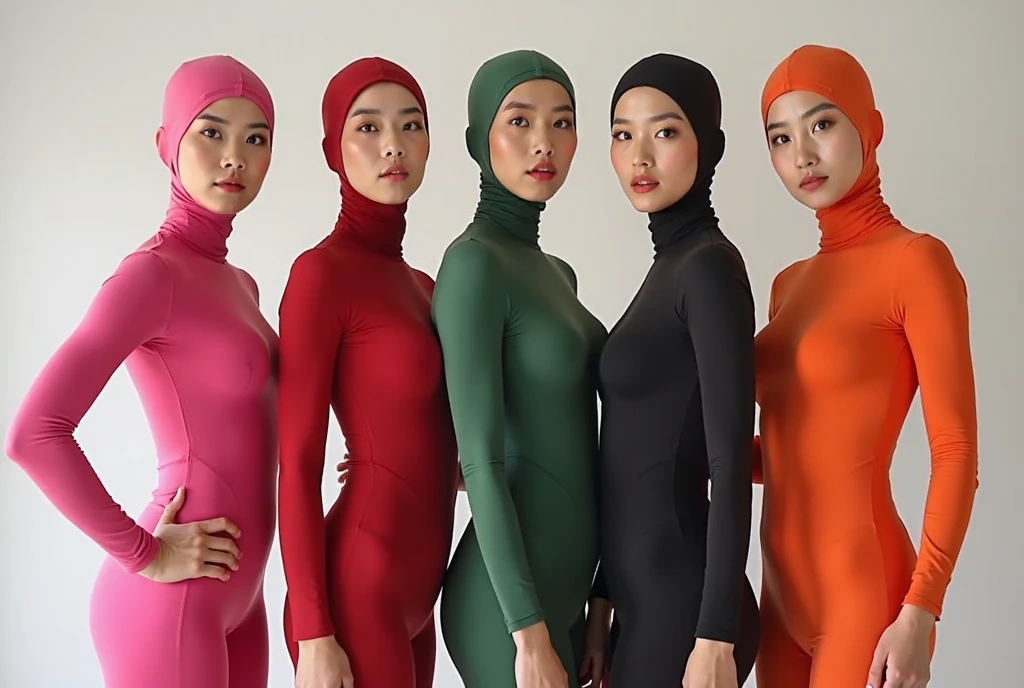 arafed womans in a green top and panties posing for a picture, a portrait by Emma Andijewska, unsplash, renaissance, photograph of a techwear womans, 3 techwear women, military girl, wearing military outfit, mid shot portrait, military outfit, infantry girl, military composure, militaristic. tight costume. thin fabric. see through. transparent. nude. naked. half body view. nipples. wet. multiple girls. tight full body outfit pink see through. cameltoe. thin fabric. transparents. cameltoe