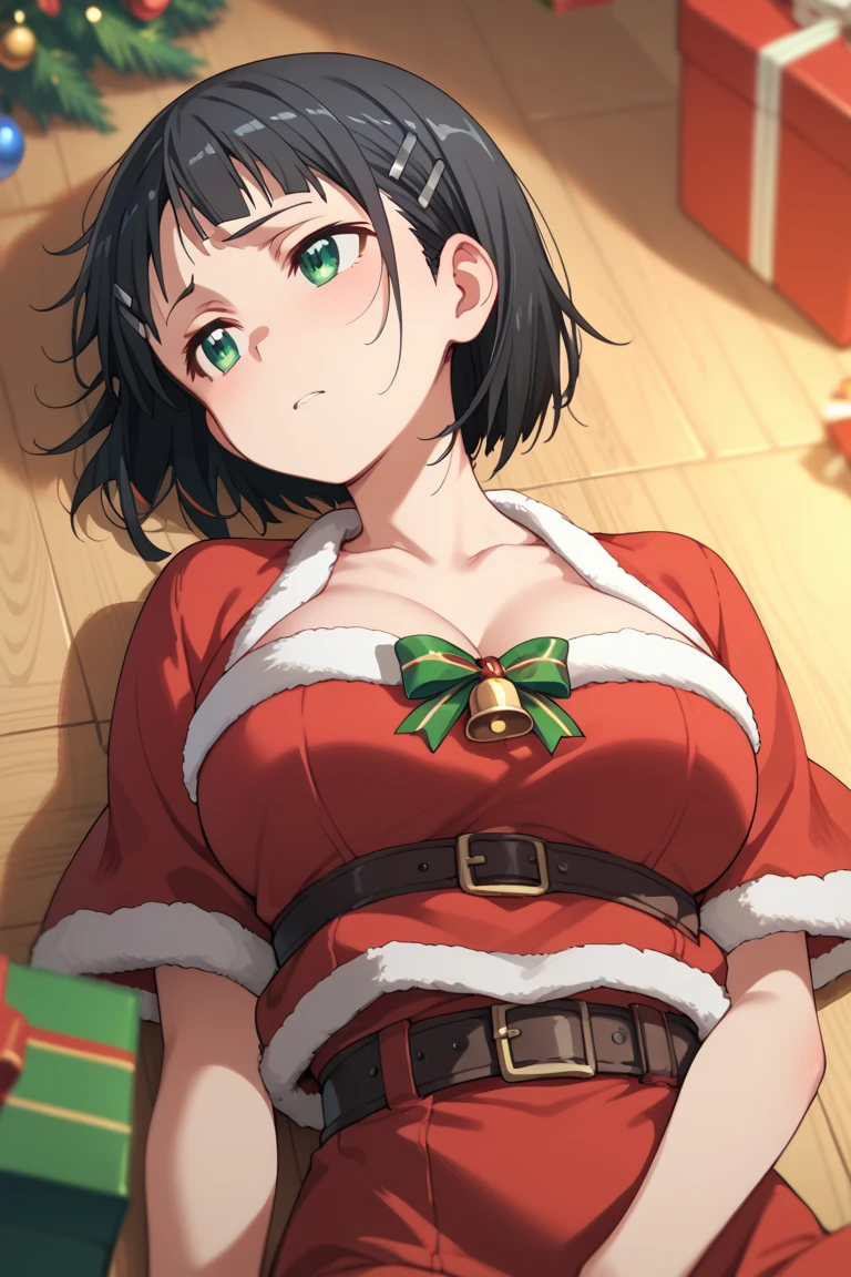 [1girl, daiwa scarlet \(scarlet nuit etoile\), umamusume], (throw_hand, pink vibrator remote switch in throw_hand, throw:1.2), Highest quality, Super detailed, masterpiece, Ultra-high resolution, 8K, Ridiculous, Cowboy Shooting, Blurred, One girl, Focus on the girl, Embarrassing, blush, Lovely, Close one eye, With tears in her eyes and her mouth open, What saliva leaves behind, Wet skirt hem, (Sticky panties:1.1), Bulging of the vibrator cord, Vibrator with Garters, (cleavage), Classroom Background, The skirt is accidentally exposed,(large breasts), (crop top navel), (waist line), Accidentally exposed panties