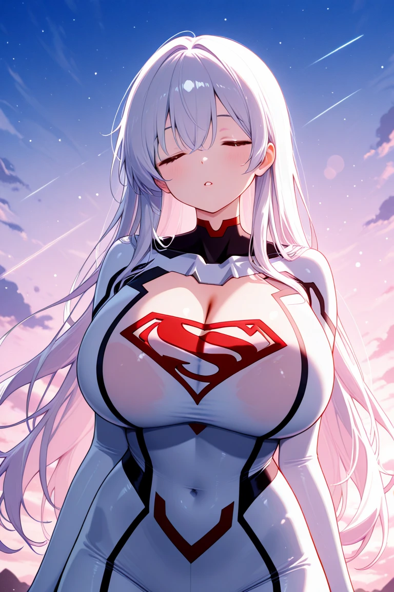 Black poison , Supergirl's suit is starting to turn black.
