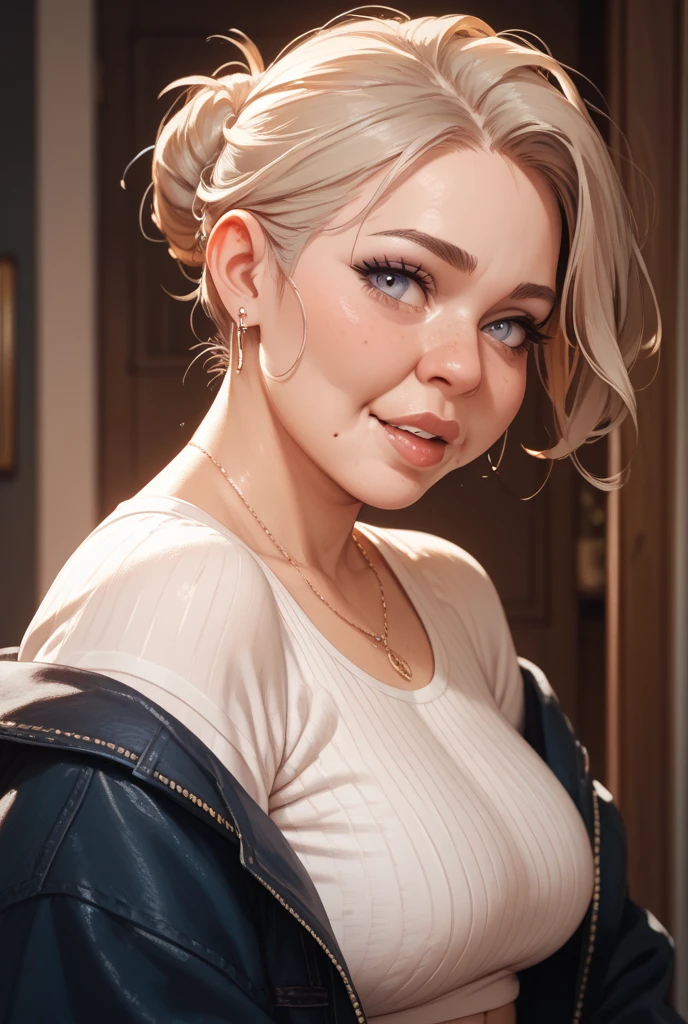 (((Cara Delevingne))), (a very tall slender woman standing in the lobby of a hotel), (round breasts), (big eyes), ((small head)), (((She is wearing a black short knit dress))), (photorealistic), (ray tracing), (cinema lighting), (sharp focus), (detailed face), natural and realistic skin textures, soft face, (she smiles), whole body, (perspective from below), ((pooppy little butt))