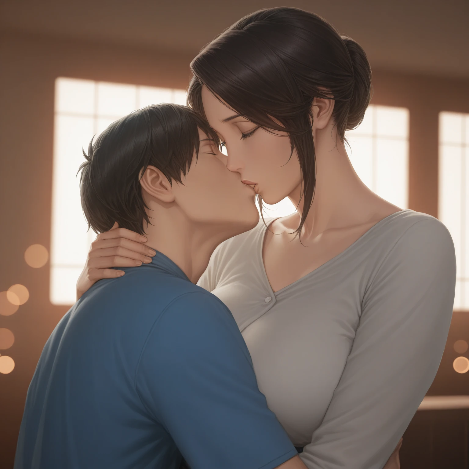 Anime mother daughter animation 3d