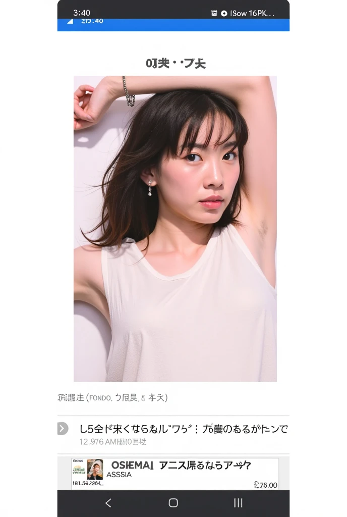 2heads, Extra arms, a woman posing for a picture, blue bra, curvy arms, incredibly beautiful, strong pose, very beautiful, arms to the side, 4 arms and 2 legs!, curvy arms, multiple arms, armpits fused to shoulders, normal hands, slender body, identical faces, 21 years old, upper body shoot, korean