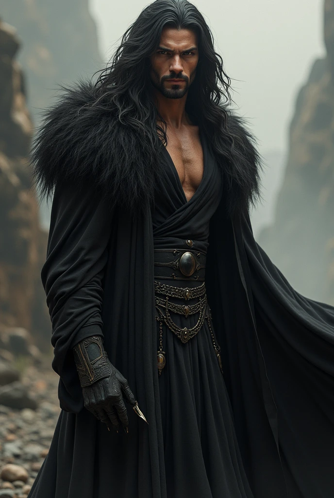 ((cinemtic shoot)) ((fantasy)) , ((rpg)),   ((focus on character)),  photo of   1 man with Landing Strip and    Mermaid waves hairsytle  from sload , as killer - black robe, with hood, face in the dark, glowing eyes, glowing in the dark , crytal  long boots , leather outfit in hand , smile   BREAK, perfect detailed face, intricated skin,   realistic, ((photorealistic)) rim lights, dark shadows, cinematic scene , movie shoot  , dark, , defined muscles, extremely detailed, glass reflection, dark shadows, hard light hard shadows, ,vellus,subcutaneous veins,, shallow depth of field, vignette, highly detailed, high budget Hollywood film, cinemascope, moody, epic, gorgeous, detailed background ,  ((darkfull )) , detailed  realistic toes