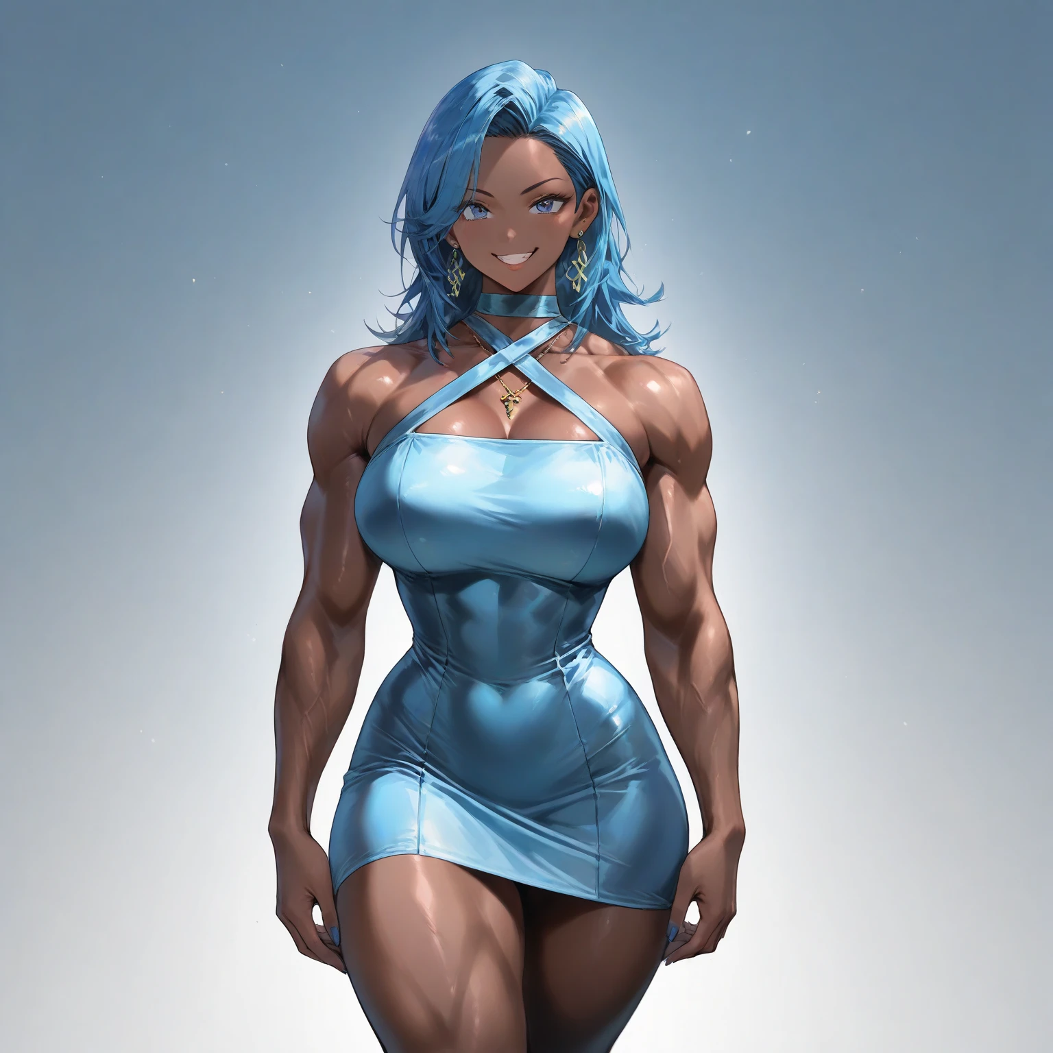 (((((Massive Female Bodybuilder))))), , ,
((((Muscular Quadriceps)))), , ,
((((Huge breasts)))), , ,
1, , ((Best Quality)), ((Masterpiece)), ((Realistic)) and ultra-detailed photography of a girl with goth colors. She has ((turquoise hair)), wears a (small black micro-thong:star motif ) , ((beautiful and aesthetic)), muscular fit body abs, sexy, under-, hot, (star filled sky background) (clear background:1.35), (particles ,firefly, blue glowing):1.3,