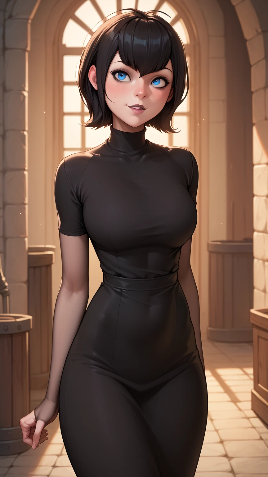 (masterpiece:1.3), (Confused:1.3), (Highest quality:1.3),(Perfect Anatomy:1.5),Perfect Fingers,(Detailed face), alone,1 woman in her 50s,(steampunk), (Victorian era),Old Hong Kong,(Kowloon area),Horizontal Angle,((View your viewers:1.3)), (Very detailed:1.3),(Best Shadow:0.7),(Small breasts),((gradient bob cut:1.1)),(Blunt bangs),Beautiful Eyes, Beautiful Eyes, One mature woman, ((saggy Small breasts)),((Muscular)),Dark Skin,alone, Are standing, Crystal Earrings,Closed_mouth, arm_behind,Beige latex dress,Full coverage rubber dress,skirt,Outdoor rest, intimidating pose,Cowboy Shot