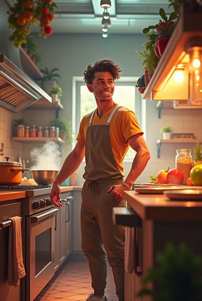 Making a Tanned Young Man, Whale Kitchen