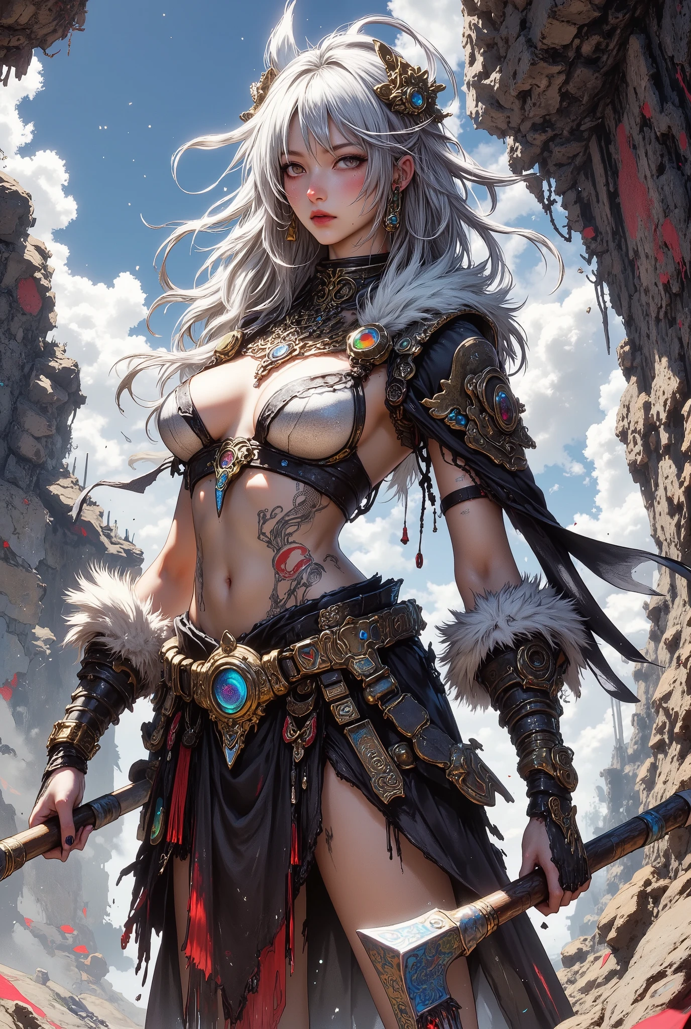 Female Warrior with Axe