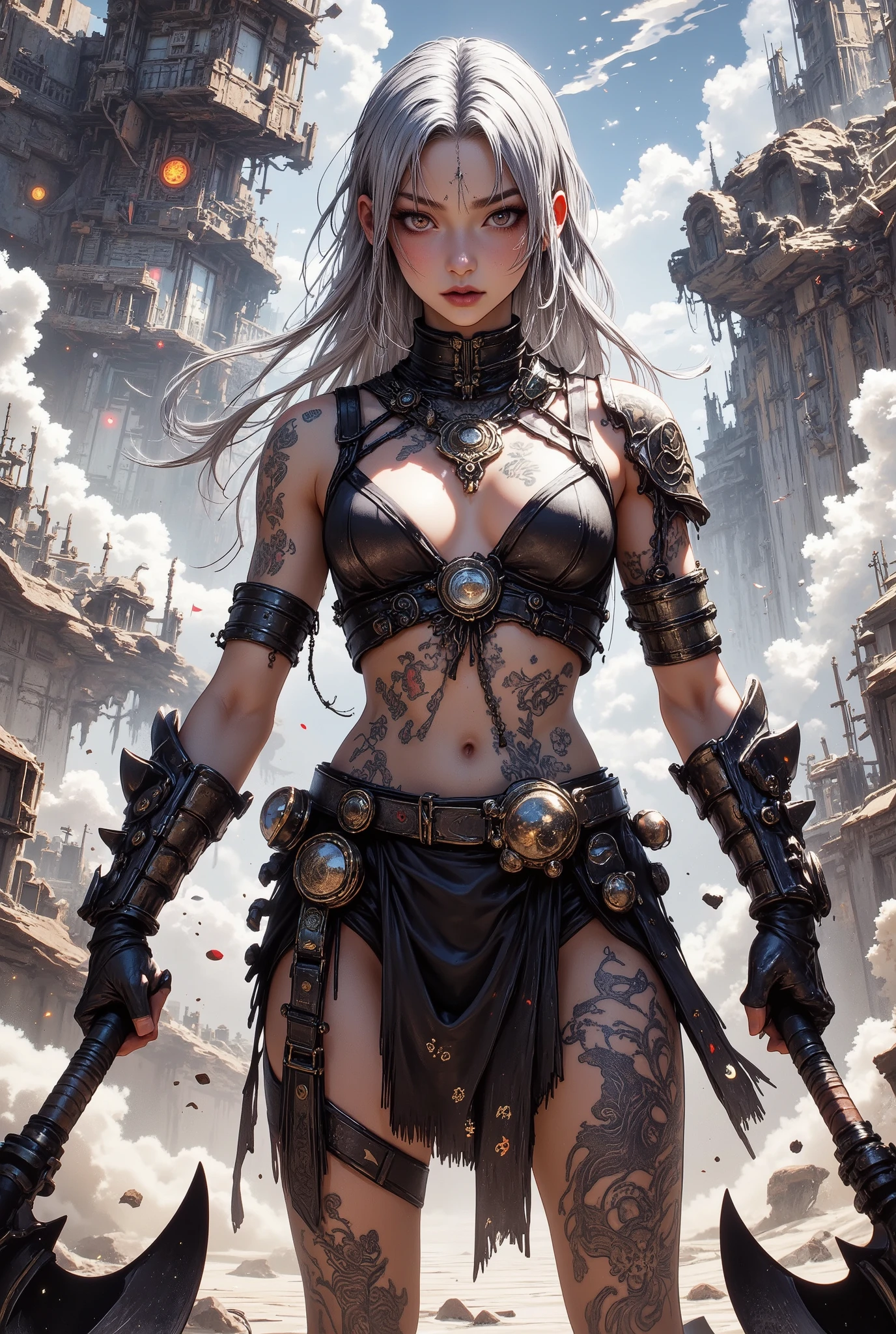 Female Warrior with Axe