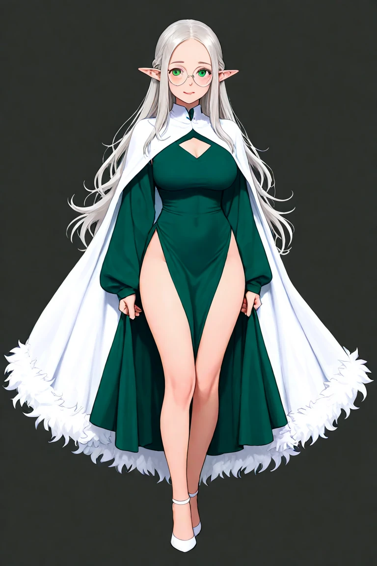 score_9, score_8_up, score_7_up, BREAK
SulongForm_OrangeDress_ownwaifu,
1girl, white hair, animal ears, rabbit girl, red eyes, long hair, furry female, large breasts, breasts, colored sclera, lightning, white fur, black sclera, colored skin, electricity, rabbit ears, rabbit tail, tail, albino, alternate form, animal nose, furry, monster girl, snout, thighs, long legs,
cape, orange dress, cross-laced clothes, short dress, bow, green cape, dress, side slit, capelet, cleavage,
(lying, on bed, on back), pillow, from above, indoors, <lora:PONYXL_ONEPIECE_Carrot_ownwaifu:0.8> , depth of field, solo,