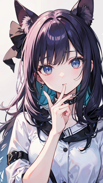 Black Hair Bunny Girl