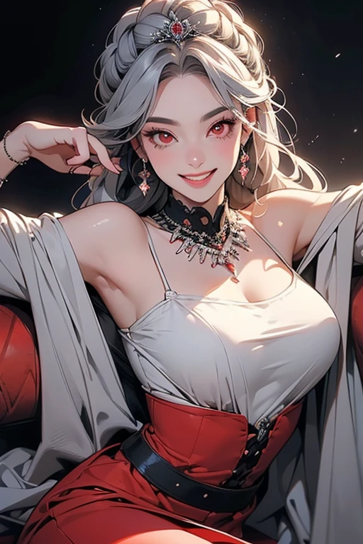 unparalleled masterpiece, ultra realistic 8k CG, perfect artwork, ((perfect female figure)), mature female, milf, narrow waist, looking at viewer, seductive posture, sexy pose, alluring, clean, beautiful face, pure face, pale skin, large breasts, exposed breasts, naked breasts, pressing breasts up against a window, divine goddess, ((shiny skin)), (((skindentation))), lace, lace trim, short lace-trimmed black skirt, delicate pattern, intricate detail, (rich:1.4), prestige, gorgeous, luxury, royal palace, jewelry, gem, gold, silver, diamond, glint, sapphire, ruby, emerald, pearl, amber, obsidian tifa lockhart, red eyes, black hair, long hair, (((sweating)))