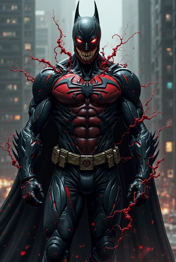 Draw a fusion of Venom and Jason