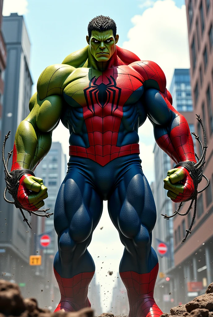 spiderman hulk alian outfit