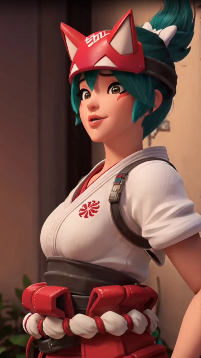 (((Fighting pose))),realistic, realism, photorealism, photo-realistic, high contrast, (photorealistic:1.4), 8k high definition detailed realistic, (best quality, masterpiece:1.2),  photon mapping, radiosity, physically-based rendering, best quality, highly detailed, 1girl,  owkiriko, green hair:0.6, looks at the viewer, red dress, ((glowing eyes)),