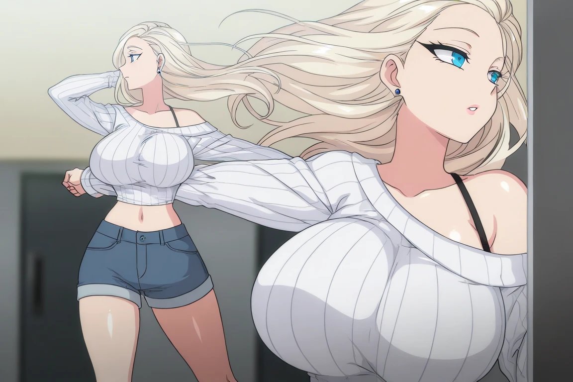 SeaArt Bot
Upscaling
Default
07:01:57
(ultra high resolution:1.6), (masterpiece), (best quality:1.6), realistic, (1 girl), (Im Sol:1.1), (gray hair), long hair, best quality, (erotic face:1.2), (night time), (luxury room with glass window walls:1.2), (night view of shibuya from tall hotel:1.4), facing the camera, (standing in a sexy pose), (embarrassed:1.6), solo, im sol \(seka\), wearing jeans, (extremely tight see through t-shirt), (not wearing a bra:1.6)